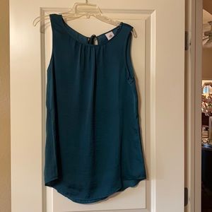 Cabi Green Sleeveless Top Size Medium